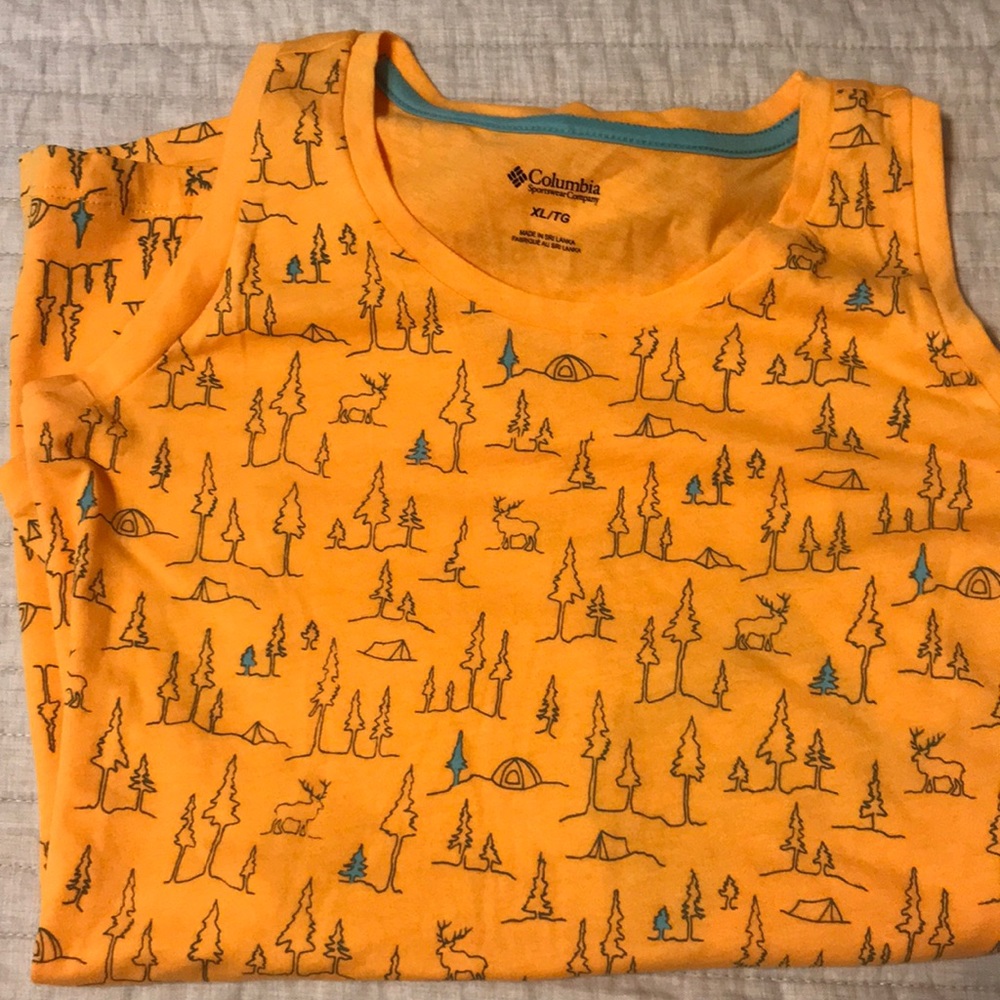 Columbia NWT Orange Stretch Tanktop
